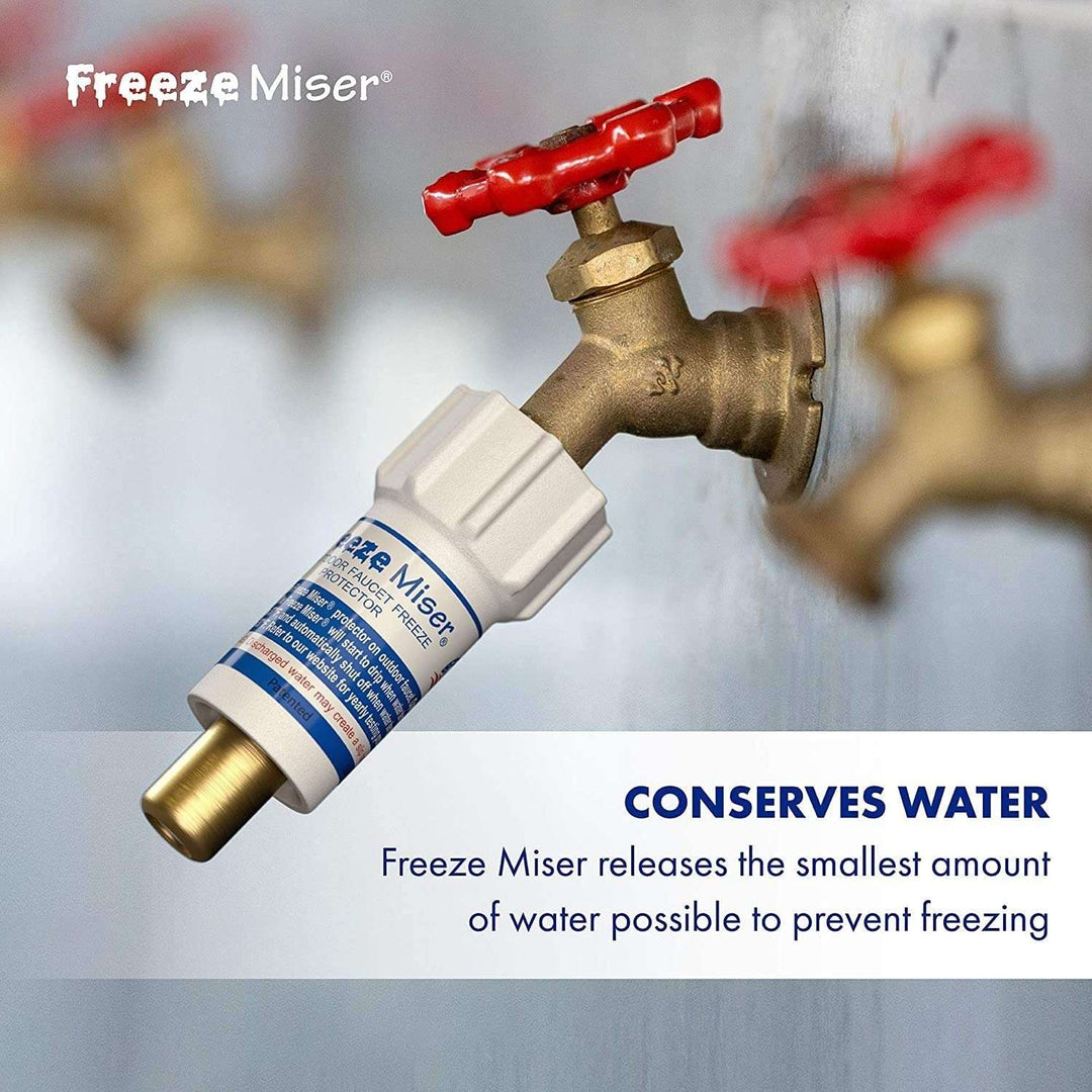 The Freeze Miser® USA Made Outdoor Faucet Freeze Protection